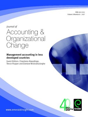 cover image of Journal of Accounting & Organizational Change, Volume 3, Issue 3
